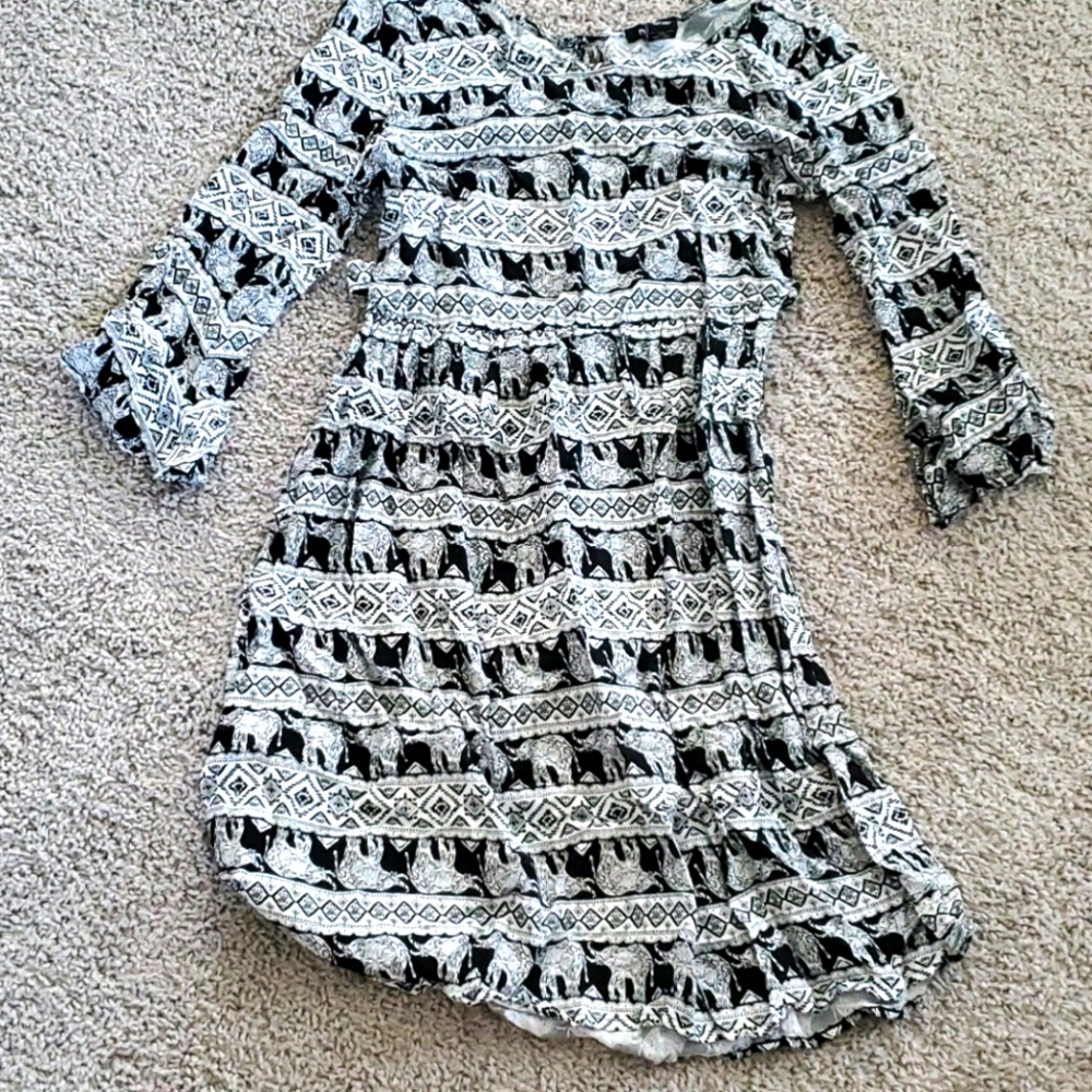 Elephant Print Dress